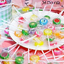 Guo Yun Aijia fruit sliced lollipop whole box of bulk pure handmade cute creative small candy Christmas
