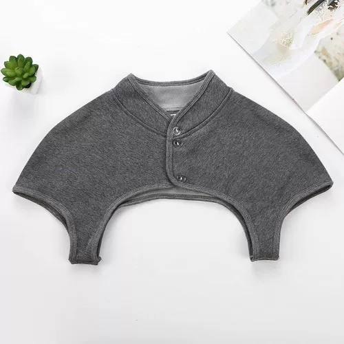 Жилет, накидка, защитное снаряжение с пухом, стеганый ветрозащитный лонгслив для пожилых людей, для среднего возраста, с защитой шеи