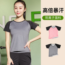 Sweat clothing womens summer suit plus size sweatshirt slim sweat clothing running yoga gym explosion sweat pants