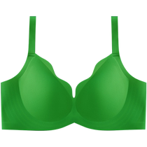 Pure quality petal jelly strip bra for women thin traceless wire-free breast-retracting anti-sagging pure lust style bra