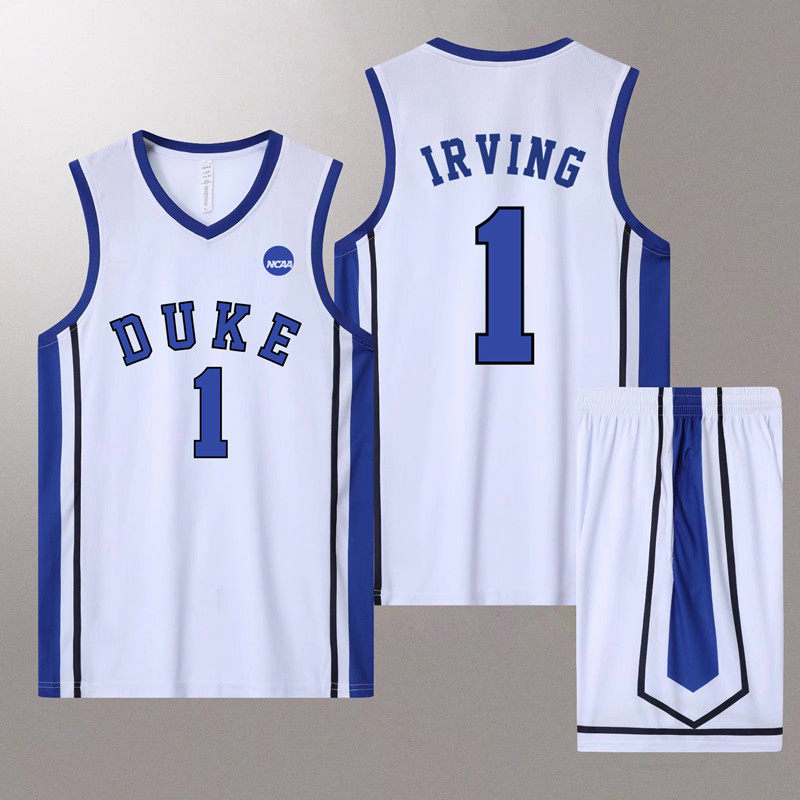 Irving Ncaa Duke University Jersey Basketball Uniform Set Men's