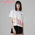 KAPPA Áo thể thao nữ tay ngắn KAPa Áo thun ngắn tay giản dị 2019 Mới | K0922PD09D - Áo polo thể thao Áo polo thể thao