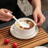 Phnom Penh Dessert Bowl Bowl Ceramic Western Bowl Bowl Bowl Bowl Bowl Teweed Bird Gend Bowl Миша салат салат с двойной кожей молоко миску