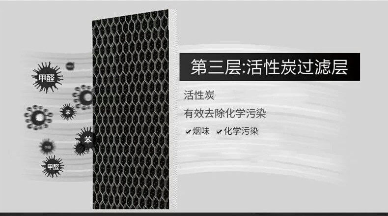 Очиститель воздуха 空气净化器家用除甲醛办公室氧吧雾霾粉尘室内智能触摸屏祛二手烟