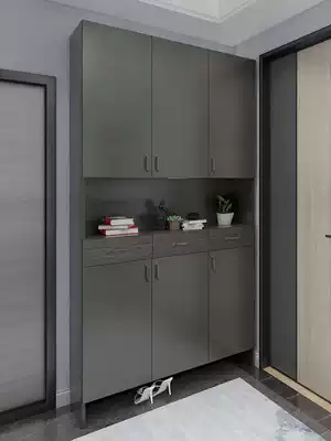 Solid wood household Hall Cabinet large capacity multi-functional storage cabinet porch cabinet modern simple entrance shoe cabinet can be customized