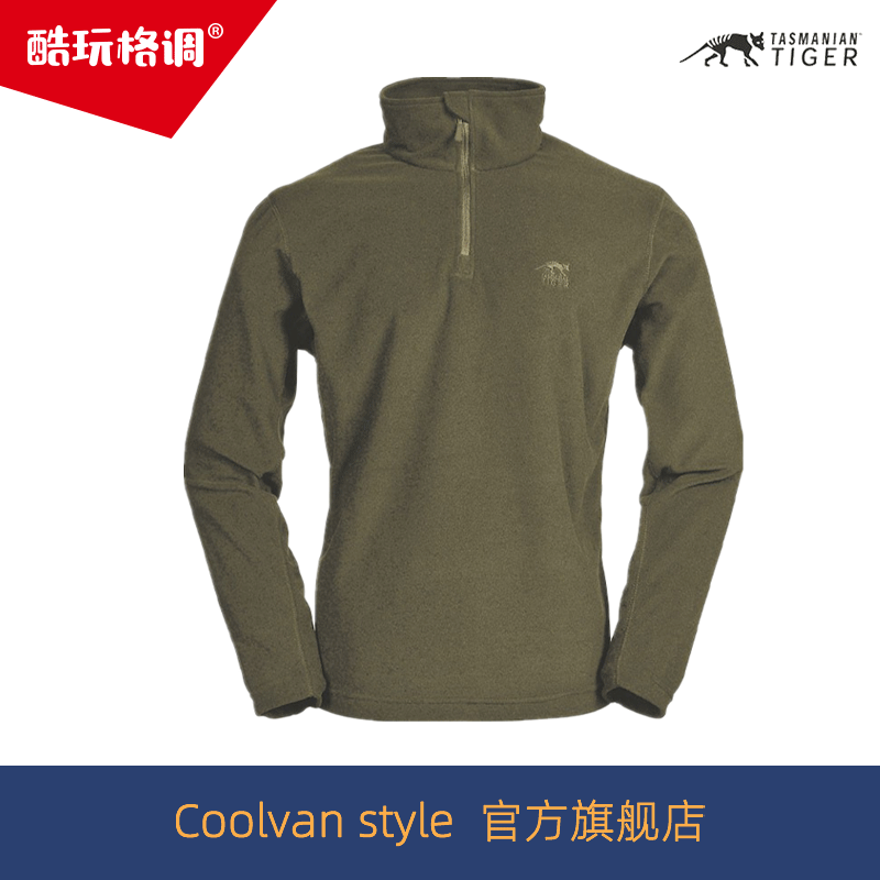 German Tower Tiger grapple jacket outdoor casual thick fleece jacket mountaineering stormtrooper jacket liner double-sided fleece top