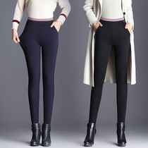 Fat mother fattening up narrow-leggings wear super large size leggings womens 200 jin autumn and winter boots trousers