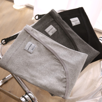 Pregnant women leggings cotton outer wear thin fashion belly pregnant women pants autumn black slim casual leggings