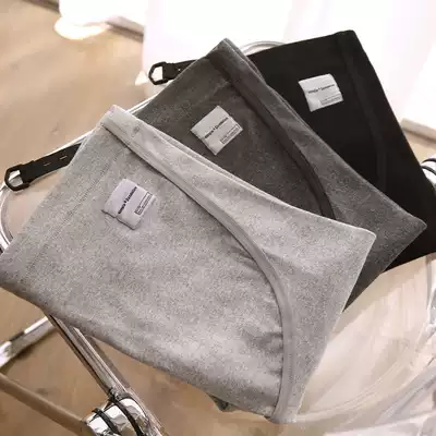 Pregnant women pants cotton outer wear thin fashion belly pregnant women pants autumn black slim casual narrow pants