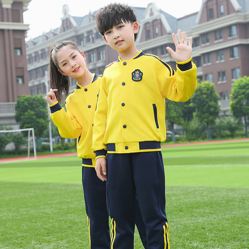 Kindergarten Garden clothes Spring and autumn clothes baseball uniforms Children's school uniforms Inn Wind suit fall Primary school Wind clothing