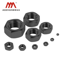 Oexhibition GB6170 carbon steel 8 Class I type hexagonal nut national standard screw cap hair black high strength 8 8 grade