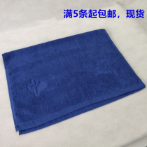 New school blue pillow towel fire blue pillow thick welfare pillow towel unit dormitory Universal single pillow towel