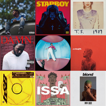 55 European and American singer music album stickers computer guitar water cup star peripheral decoration waterproof DIY stickers