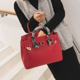 Красная вместительная и большая сумка через плечо для невесты, коллекция 2023, премиум класс