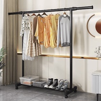 Household pole to dry clothes simple clothes hanger floor-standing bedroom balcony cool indoor clothes drying rack collection
