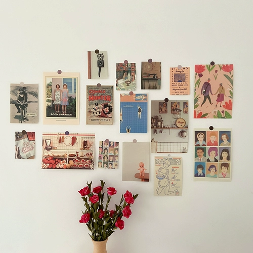 Художественная роспись в богатом стиле, наклейки для украшения стен, справочник с мягкой карточной бумагой, украшение стены спальни