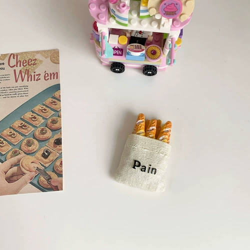 Брендовый трехмерный креативный магнитный магнит на холодильник, реалистичный сильный магнит, в 3d формате, хлеб