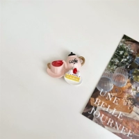 Черным розовым кофейной чашкой