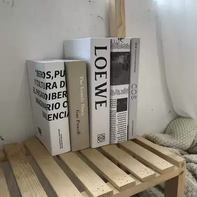 Simulation fake book props ins Wind Nordic simple style model house B & B hotel decoration desk photo ornaments