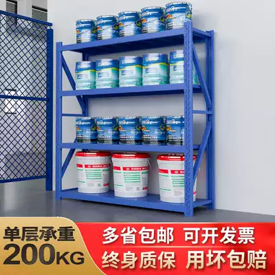 Shelf rack Multi-storey storage rack display rack Warehouse rack Heavy household goods storage iron rack