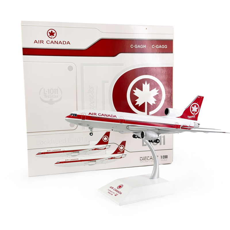 Jc 1/200 Canadian Airlines Lockheed L-1011 Tristar Passenger Aircraft C-Gagg Alloy Model Jc 1/200 Canadian Airlines Lockheed L-1011 Tristar Passenger Aircraft C-Gagg Alloy Model