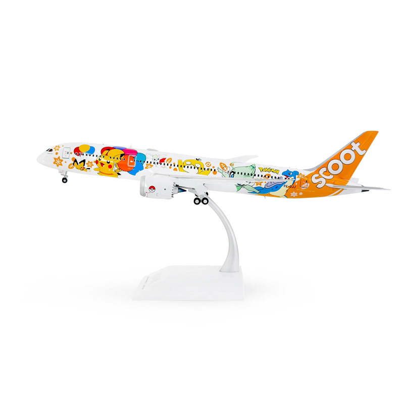 Jc 1/200 Scoot Airlines B787-9 Alloy Airplane Painted Model 9V-Ojj