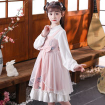 lolita Girls Dress Spring and Autumn 2021 New Genuine Children lolita Skirt Princess Dress