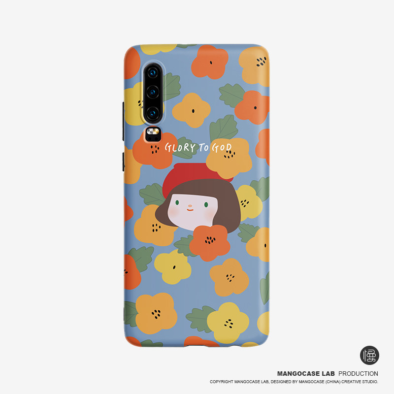 Slow guest life home Little Red Riding Hood is suitable for Apple X mobile phone protective shell xr all-inclusive 7 creative 8plus Huawei iPhone11promax female models xs silicone P30 P40p