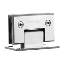 304 stainless steel glass bathroom clip 90 degree solid beveled edge partition shower room glass door hinge hinge door clip