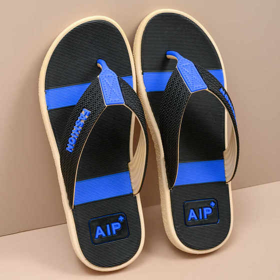 人字拖男士夏季外穿夹脚防滑耐磨踩屎感厚底大码运动越南沙滩凉鞋