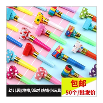 Childrens Day Toy Gift Cute Dragon Whistle Telescopic Whistle Blowing Roll Birthday Party Fun Trumpet