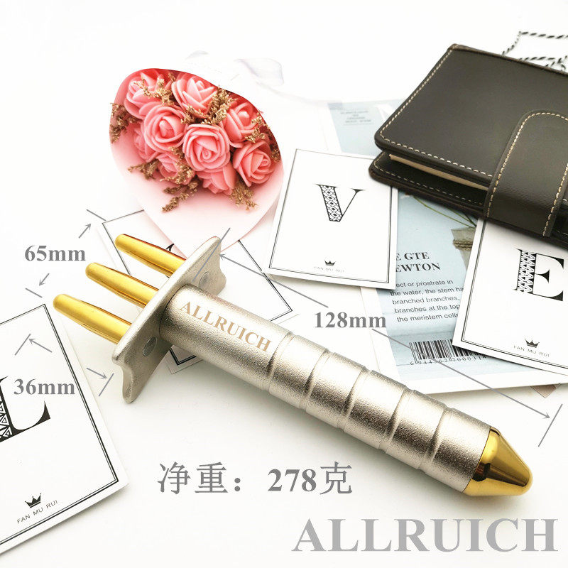 ALLRUICH New product Titanium magic acid discharge stick Magnetic energy massage stick Vitality stick Gua Sha stick Whole body universal