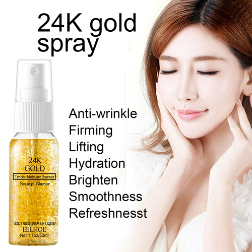 24 -километровый аэрозольный аэрозольный макияж.