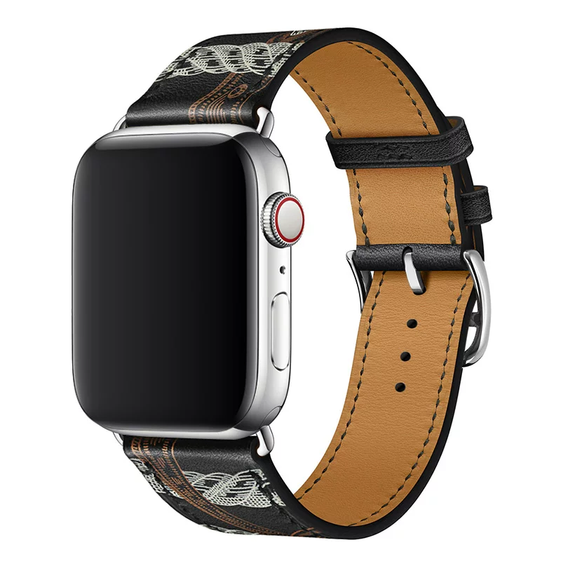 Подходящий для AppleWatch ремешок Apple Watch Bandbisper IWATCH6/SE/5/4/3/2/1 Tibetan Twita Horse S Templim Cowing Swilm