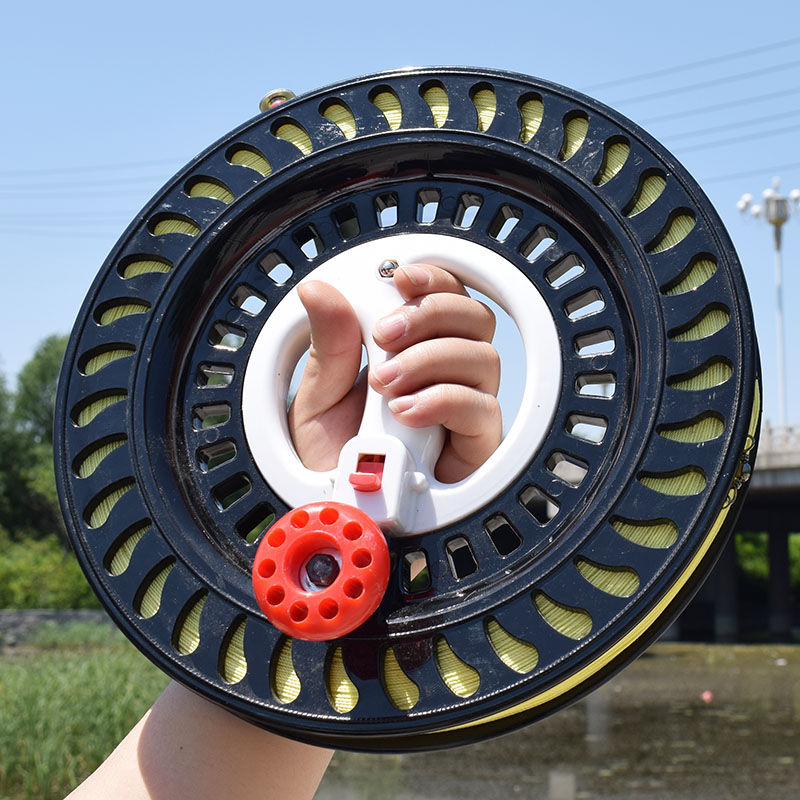 Hand-held roulette wheel with line Children's hand big bearing New kite spool Weifang high-grade beginner special roulette wheel
