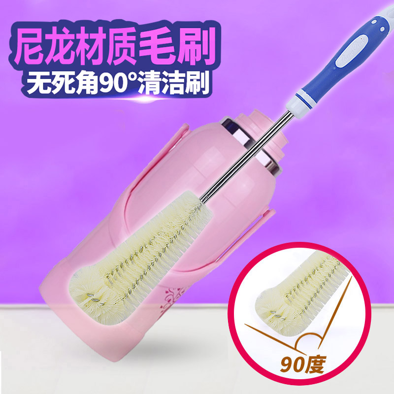 Broken wall machine cleaning brush 360 degrees of long handle an artifact brush wash (wash rinse cup tea cup brush