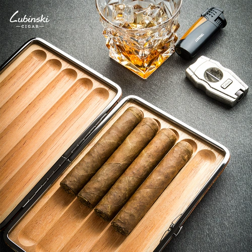 Lubinski Cigar Box Импортированный кедровый дерево