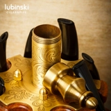 LUBINSKI Многофункциональный восьмибийный трубопроводная стойка с высоким содержанием твердой деревянной трубы.