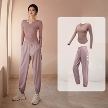 Yoga Suit Woman Spring Summer Professional High-end Fashion Sports Suit Fitness Room Display Slim Running Beginner Speed Dry Net Red