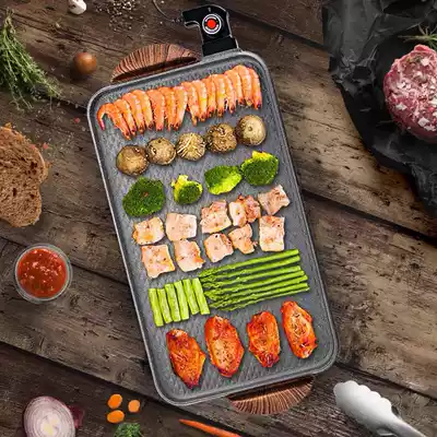 Multi-Function electric oven household wok nonstick pan non smoking fish kao rou pan