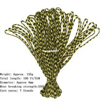 Paracord 550 100FT 31 Meters Paracord Rope Cuerda Escalada M