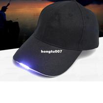 5 LED Lighted Glow Sports Athletic Fabric Travel Hat Cap For