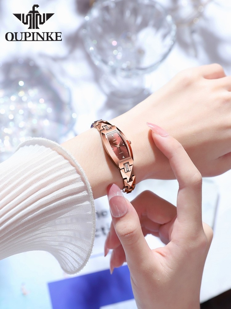 New Year's Gift Watch for Women, Swiss Movement, European Brand, Genuine Luxury Watch, Niche Fashion Women's Watch