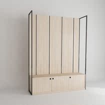 Shopping mall item cabinet backplane rack simple design practical wardrobe Modern assembly floor-to-ceiling multi-function cabinet custom