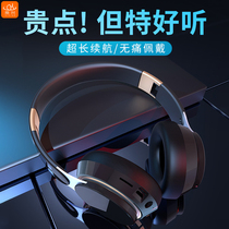 Bluetooth Headphones Headsets Wireless Bluetooth Patch Folding Huawei Apple Ipad Computers Apply Large Earbuds Heavy Bass Noise Reduction Listening Song Electric Race Games Dual-use Sports type extra-long sequel