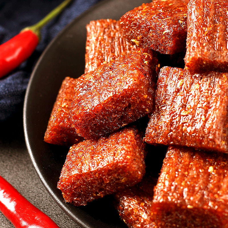 Net red Yuzi big knife spicy strips spree Spicy snacks after 8090 nostalgic vegetarian bag snacks