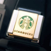 (Starbucks) Hand-painted camera hot shoe cover protective cover for Fuji x Nikon LASN35KW