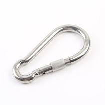 Your ring 304 316 stainless steel spring buckle with nut spring buckle safety connection spring hook chain safety clasp steel buckle