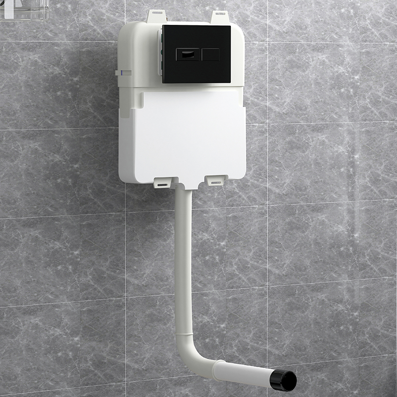 Squat toilet embedded water tank hidden sensor hidden water tank squatting pit squat toilet ultra-thin invisible wall water tank