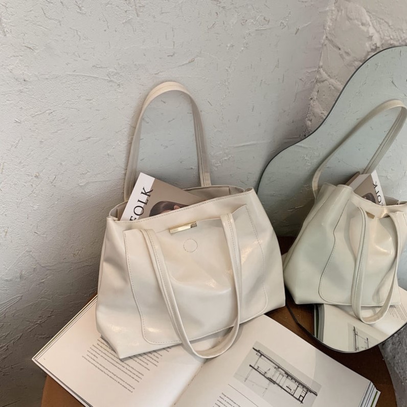 Large bag women's summer bag Western style large-capacity shoulder bag women's 2021 new Korean version all-match handbag simple tote